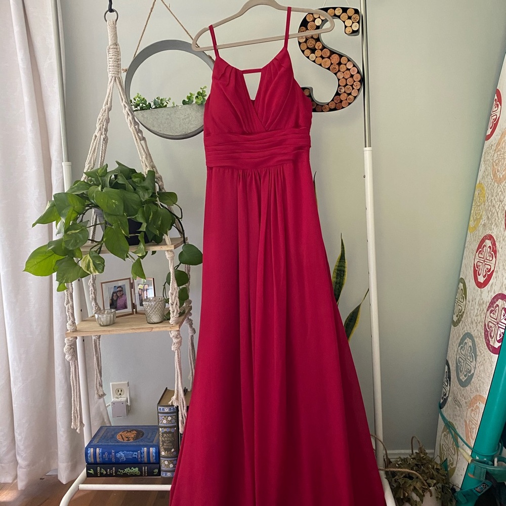 Red Bridesmaid Dress size unknown